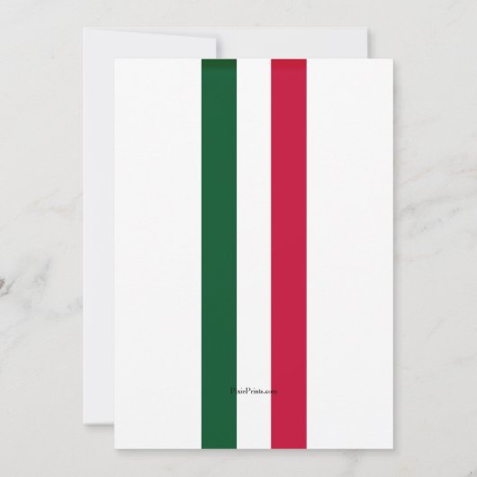 Ein bisschen Mexiko Einladung (Rückseite)