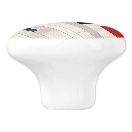 "Ein bisschen moderner rustikaler" Keramik Türknop Keramikknauf (Seitenansicht)