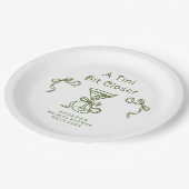 Ein bisschen Näheres Brautparty Pappteller (Schrägansicht)