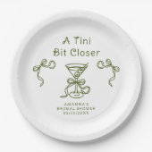 Ein bisschen Näheres Brautparty Pappteller (Vorderseite)