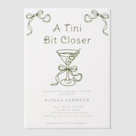 Ein bisschen Näheres Brautparty Pergament Einladungen