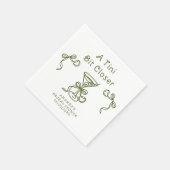 Ein bisschen Näheres Brautparty Serviette (Ecke)