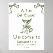 Ein bisschen Näheres Brautparty Willkommen Poster (Vorne)