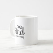 Ein bisschen nervig sein kaffeetasse (Vorderseite Links)