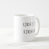 Ein bisschen noble ein bisschen Haube Kaffeetasse (VorderseiteRechts)