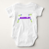 Ein bisschen oder viel baby strampler (Rückseite)