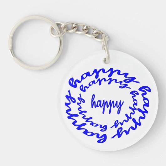 Ein bisschen oder viel schlüsselanhänger (Vorderseite)