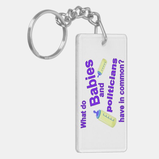 Ein bisschen oder viel schlüsselanhänger (Vorderseite links)