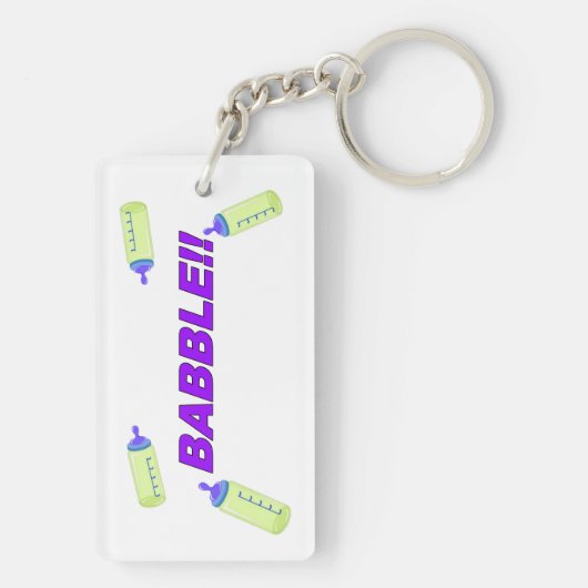 Ein bisschen oder viel schlüsselanhänger (Rückseite)