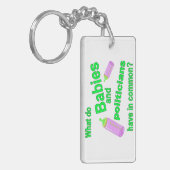 Ein bisschen oder viel schlüsselanhänger (Vorderseite links)