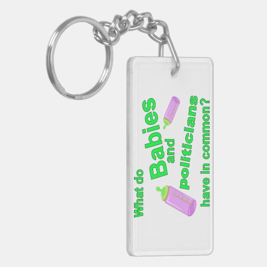 Ein bisschen oder viel schlüsselanhänger (Vorderseite links)