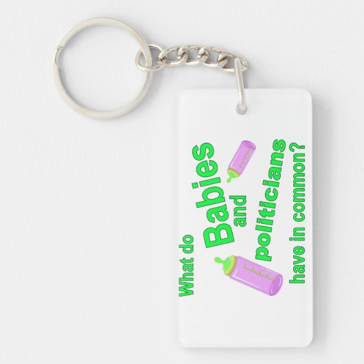 Ein bisschen oder viel schlüsselanhänger (Vorderseite)