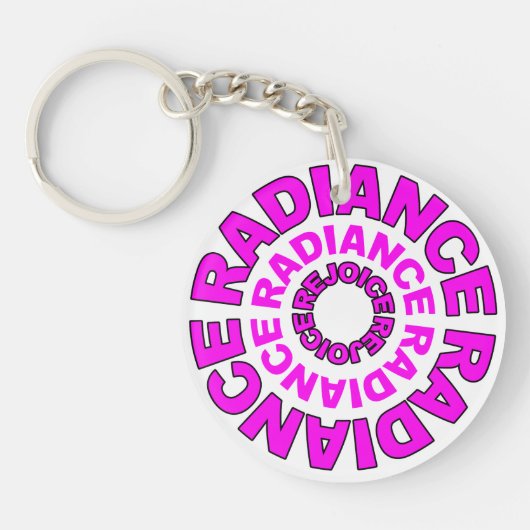 Ein bisschen oder viel schlüsselanhänger (Vorderseite)