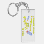 Ein bisschen oder viel schlüsselanhänger (Vorderseite links)