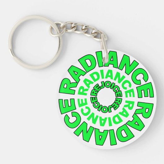 Ein bisschen oder viel schlüsselanhänger (Vorderseite)