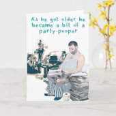 Ein bisschen Party Karte (Gelbe Blume)