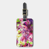 Ein bisschen pink, ein Abstrakt Gepäckanhänger (Vorderseite vertikal)