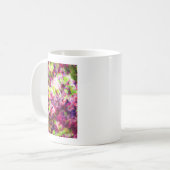Ein bisschen pink, ein Abstrakt Kaffeetasse (Vorderseite Links)