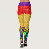 Ein bisschen Pop-Mode-Leggings Leggings (Rückseite)