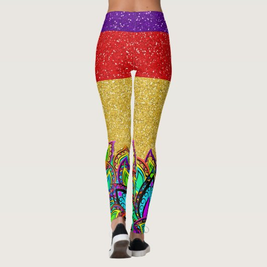 Ein bisschen Pop-Mode-Leggings Leggings (Rückseite)