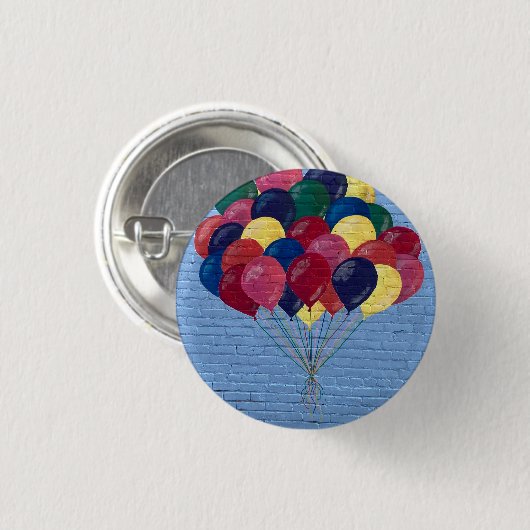 Ein bisschen Pop of Farbe Button (Vorne & Hinten)