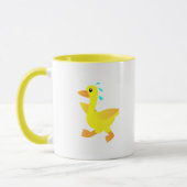 Ein bisschen Quackers Enten Humor Tasse (Links)