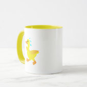 Ein bisschen Quackers Enten Humor Tasse (Vorderseite Links)