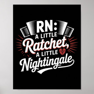 Ein bisschen ratchet, eine kleine Nachtigall Lusti Poster