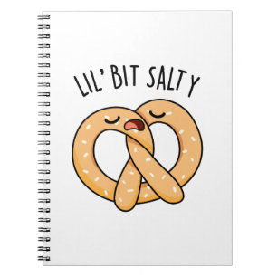 Ein bisschen Salty-Funny-Bretzel-Puff Notizblock