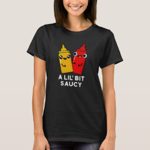 Ein bisschen Saucy Funny Sauce Puck Dark BG T-Shirt