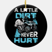 Ein bisschen schaden ATV 4 4 Wheeler Quad nie Keramik Ornament (Hinten)