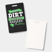 Ein bisschen Schmutz schadet nie jemandem Ausweis (Vorder- & Rückseite)