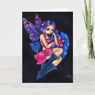 "Ein bisschen schüchtern" Grußkarte Karte