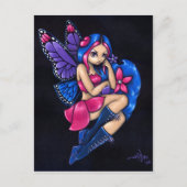 "Ein bisschen schüchtern" Postkarte (Vorderseite)