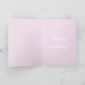 Ein bisschen Sonne | Editable Age Birthday Karte (Innenseite)