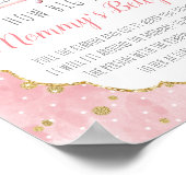 Ein bisschen Sonne ist unterwegs! Baby Shower Game Poster (Ecke)