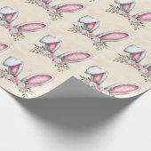 Ein bisschen Sonne ist unterwegs! Babyparty Geschenkpapier (Ecke)