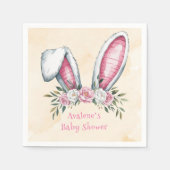 Ein bisschen Sonne ist unterwegs! Babyparty Serviette (Vorderseite)