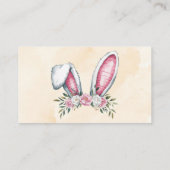 Ein bisschen Sonne ist unterwegs! Babyparty Visitenkarte (Rückseite)