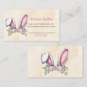 Ein bisschen Sonne ist unterwegs! Babyparty Visitenkarte (Vorne/Hinten)