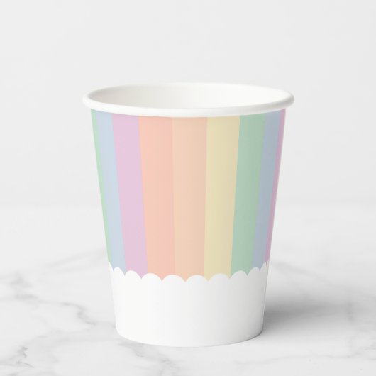 Ein bisschen Sonne ist unterwegs Kinderdusche Pappbecher (Rückseite)