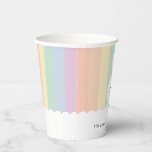 Ein bisschen Sonne ist unterwegs Kinderdusche Pappbecher (Rechts)