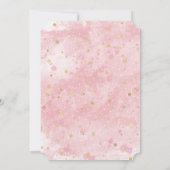 Ein bisschen Sonne ist unterwegs! OsterBaby-Dusche Einladung (Rückseite)