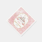 Ein bisschen Sonne ist unterwegs! OsterBaby-Dusche Serviette (Ecke)