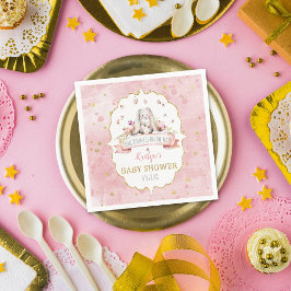 Ein bisschen Sonne ist unterwegs! OsterBaby-Dusche Serviette