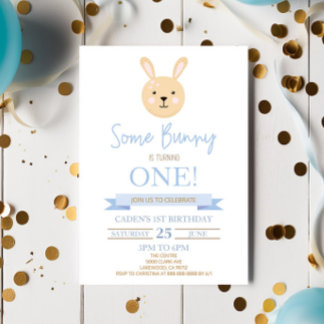 Ein bisschen Sonne macht Blue Custom Geburtstagspa Einladung