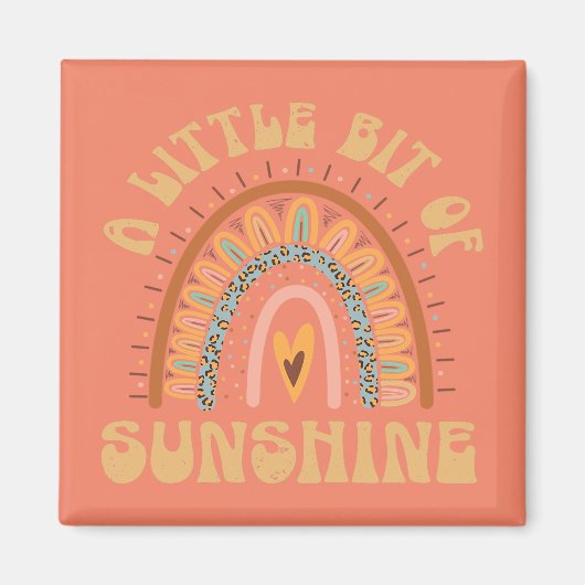 Ein bisschen Sonnenschein Magnet (Vorne)