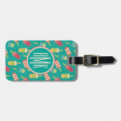 Ein bisschen Spaß im Sonnenschritt Gepäckanhänger (Vorderseite horizontal)