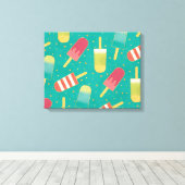 Ein bisschen Spaß im Sun-Schritt Leinwanddruck (Insitu (Holzboden))