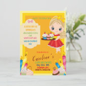 Ein bisschen Sprinkle Verschiedene Einladungskarte Einladung (Stehend Vorderseite)